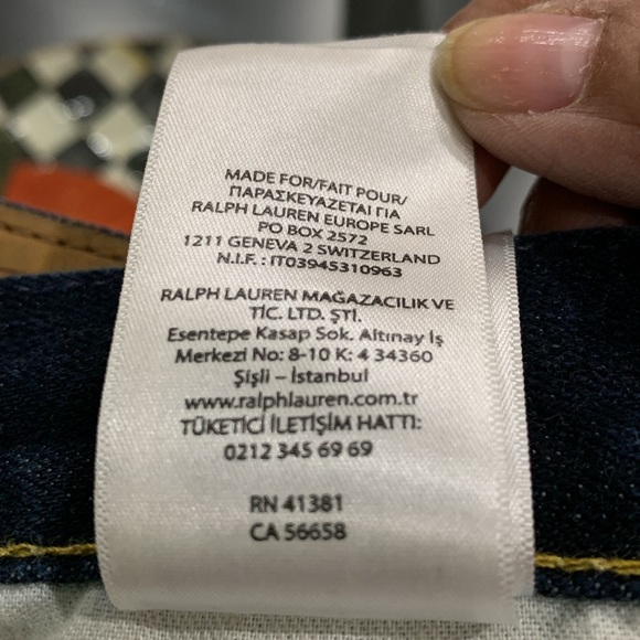 Men’s POLO RALPH LAUREN Jeans The Varick Slim Straight 40x30 - Picture 6 of 6